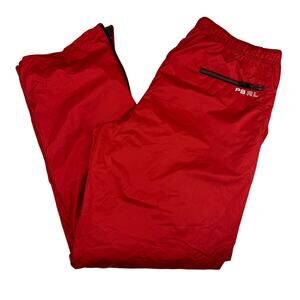 Polo Sport Ralph Lauren Red Windbreaker Pants Size L